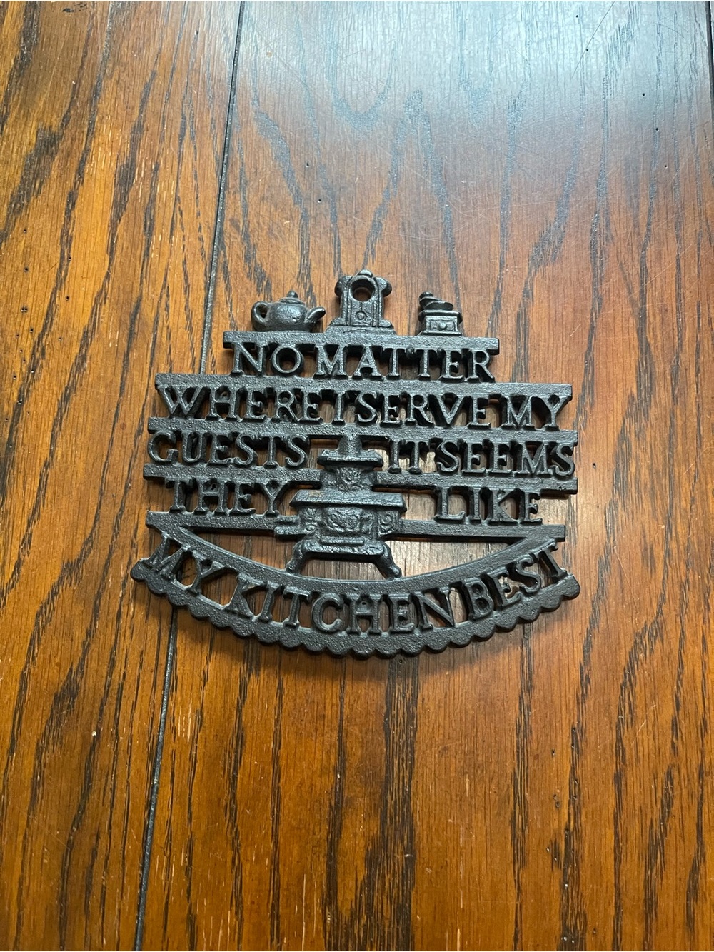 Wilton Cast Iron Trivet Vintage From The 1950s